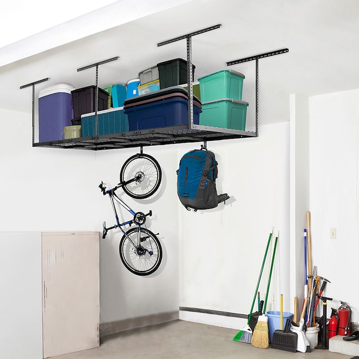 Utility rack shop for garage